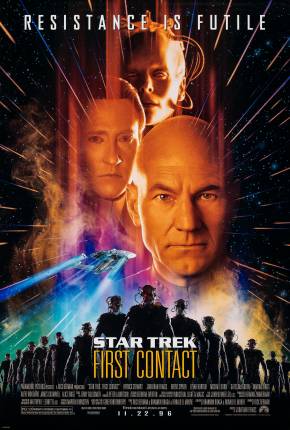 Capa para download torrent de Filme Jornada nas Estrelas - Primeiro Contato / Star Trek: First Contact