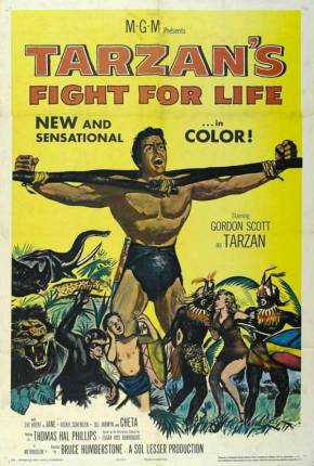 Capa para download torrent de Filme Tarzan e a Tribo Nagasu / Tarzans Fight for Life