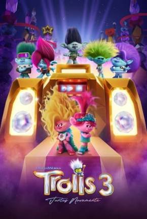 Capa para download torrent de Filme Trolls 3 - Juntos Novamente